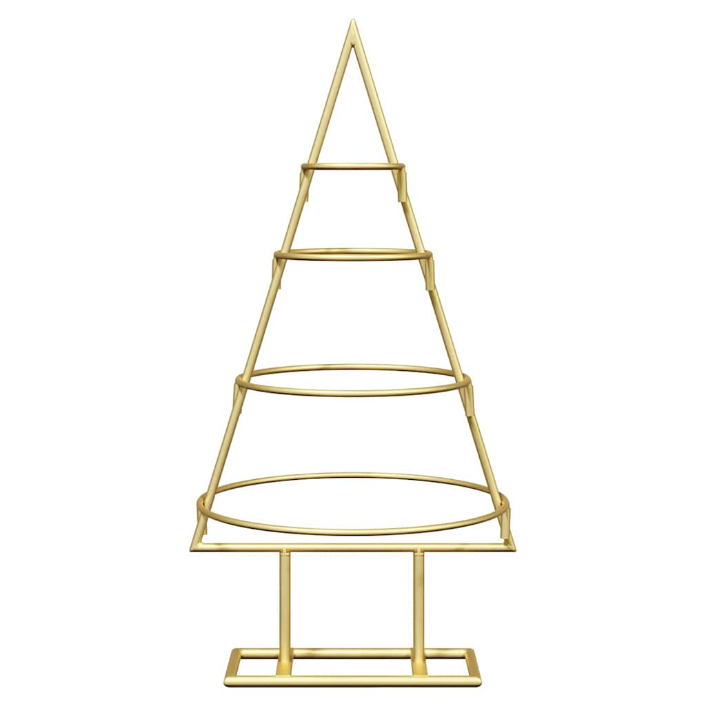 Metall Weihnachtsbaum Gold 60 cm Pulverbeschichteter Stahl