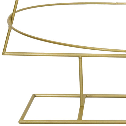 vidaXL Metall Weihnachtsbaum Gold 148 cm Pulverbeschichteter Stahl
