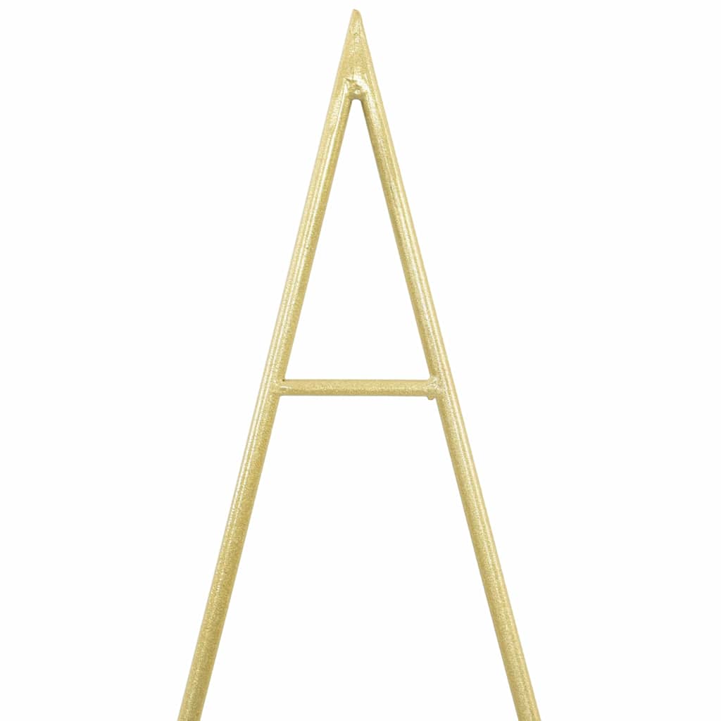 vidaXL Metall Weihnachtsbaum Gold 90 cm Pulverbeschichteter Stahl