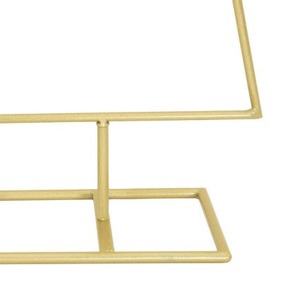 vidaXL Metall Weihnachtsbaum Gold 90 cm Pulverbeschichteter Stahl