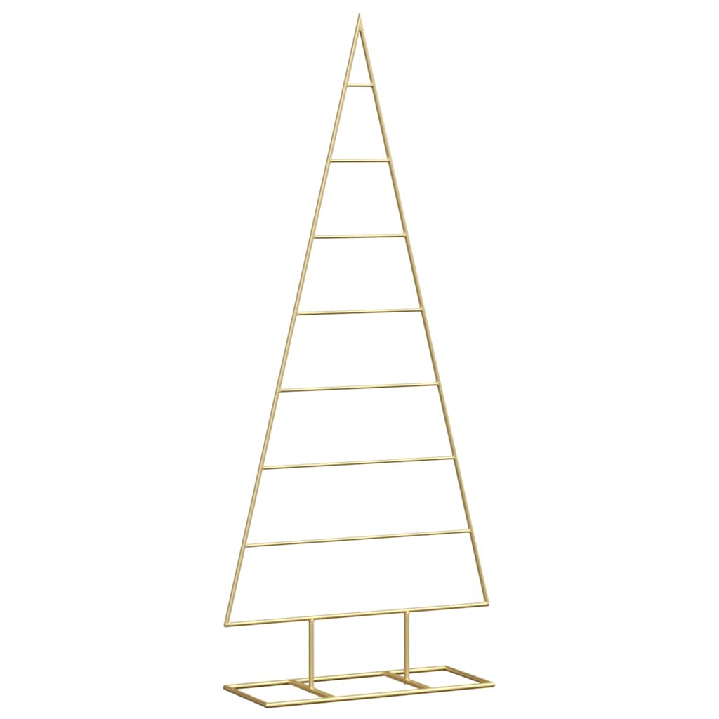 Metall Weihnachtsbaum Gold 125 cm Pulverbeschichteter Stahl