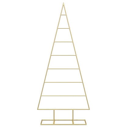Metall Weihnachtsbaum Gold 125 cm Pulverbeschichteter Stahl