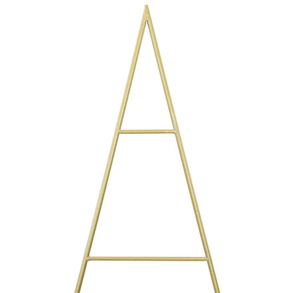 vidaXL Metall Weihnachtsbaum Gold 181 cm Pulverbeschichteter Stahl