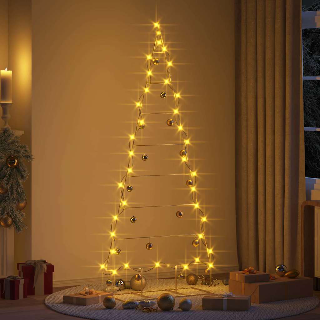 Metall Weihnachtsbaum Gold 211 cm Pulverbeschichteter Stahl