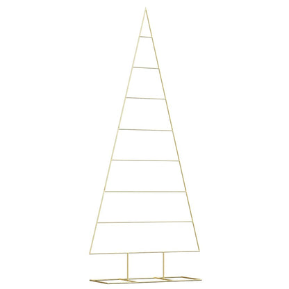 Metall Weihnachtsbaum Gold 211 cm Pulverbeschichteter Stahl