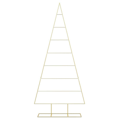 Metall Weihnachtsbaum Gold 211 cm Pulverbeschichteter Stahl