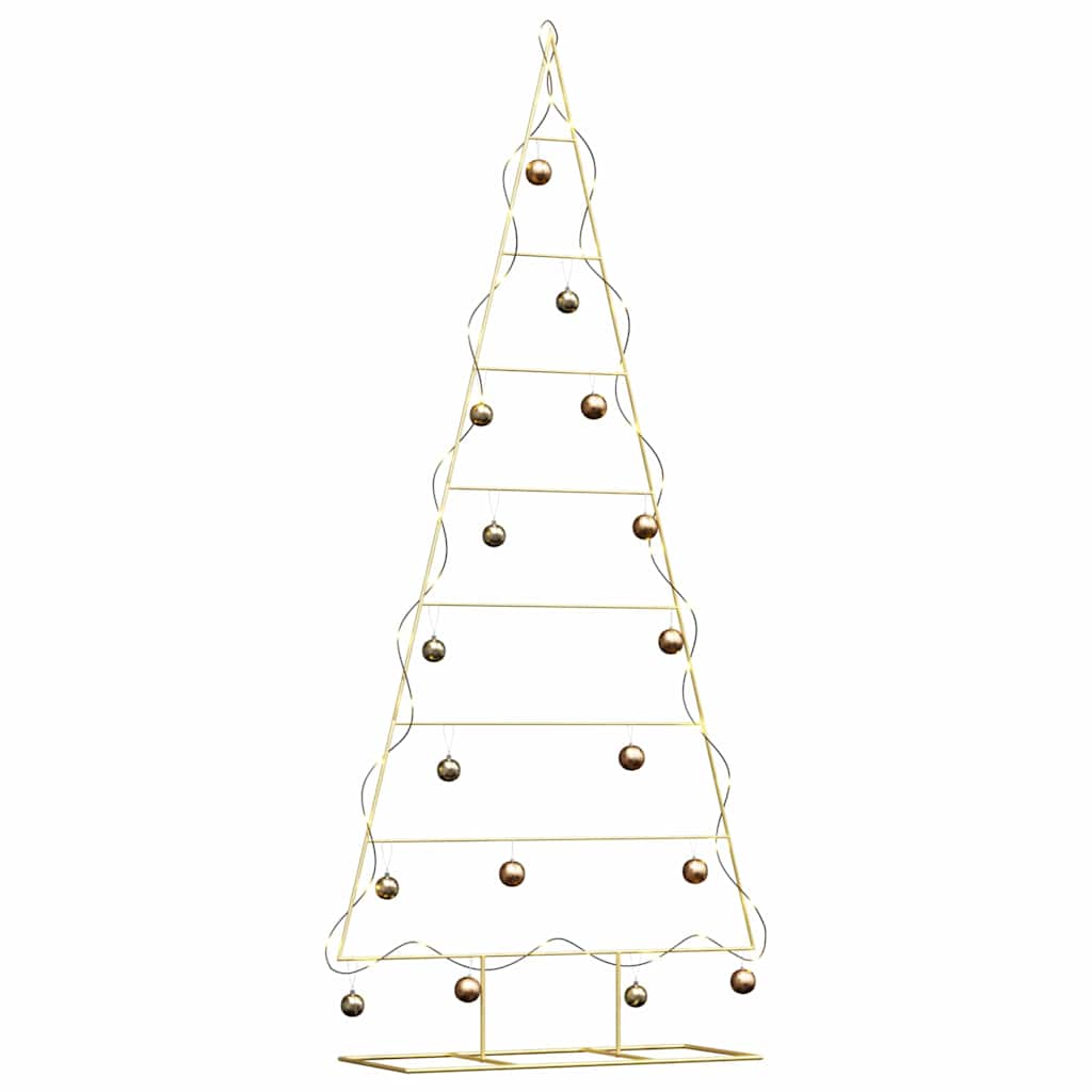 Metall Weihnachtsbaum Gold 211 cm Pulverbeschichteter Stahl