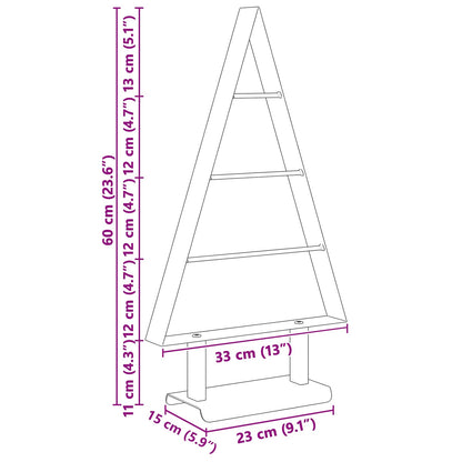 vidaXL Metall Weihnachtsbaum mit Ständer Schwarz 60 cm Stahl