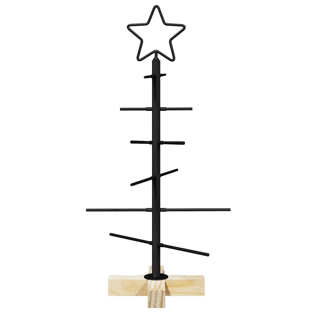 Metall Weihnachtsbaum Schwarz 59,5 cm Pulverbeschichteter Stahl