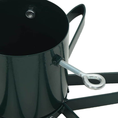 Weihnachtsbaumständer 1.73 Grün 50 x 50 x 15,5 cm Stahl