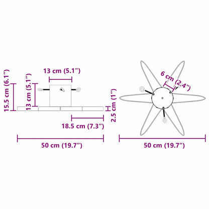 Weihnachtsbaumständer 1.73 Grün 50 x 50 x 15,5 cm Stahl