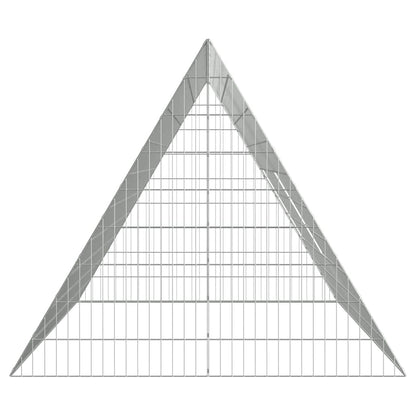 Hühnerkäfig Silber 215 x 100 x 85 cm Verzinkter Stahl