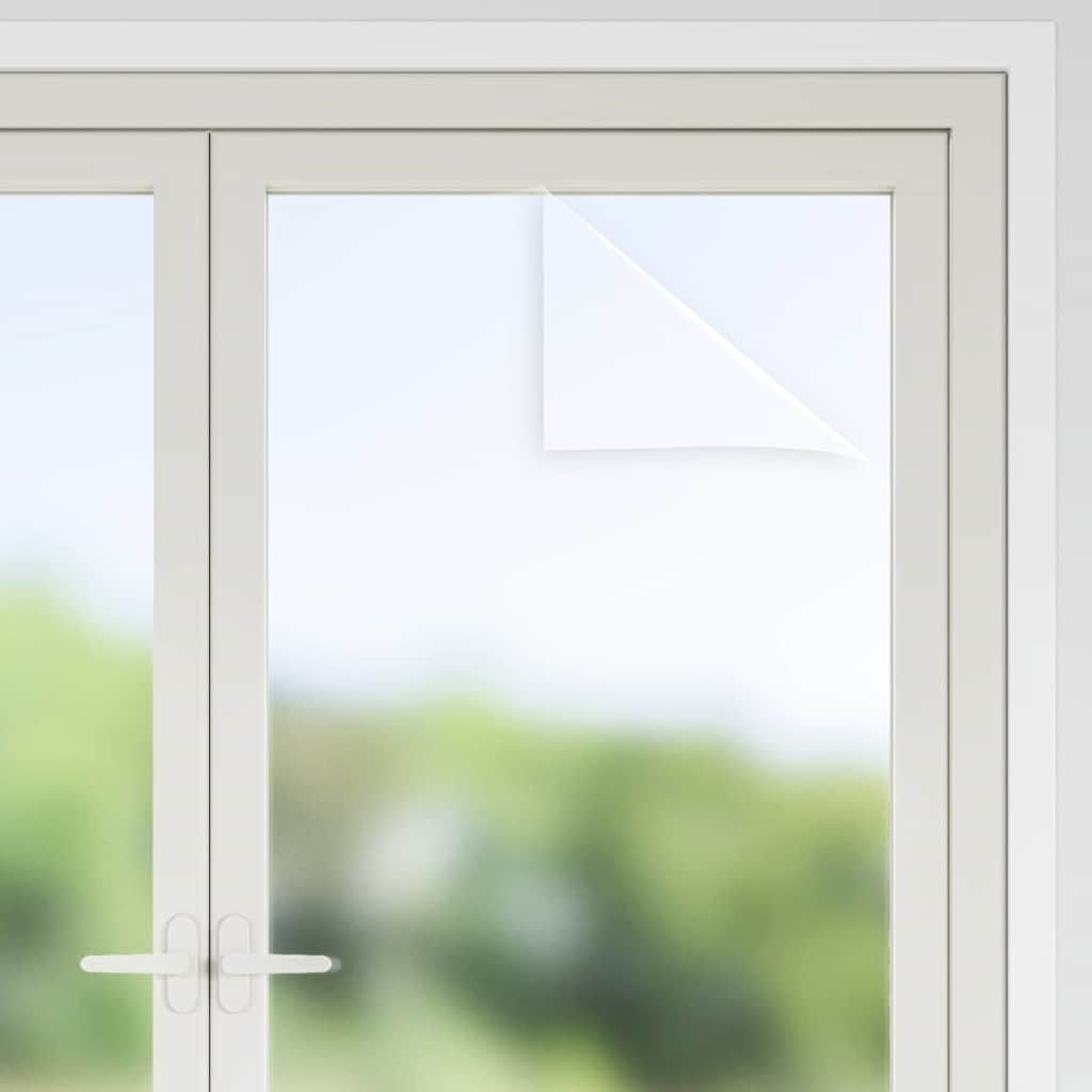 Statische Fensterfolie Frostiges Grau 45 x 2000 cm PVC