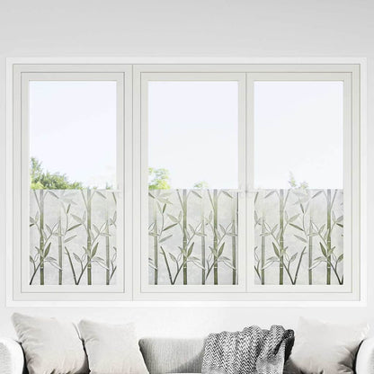 vidaXL Statisches Fensterfolie Bambus-Muster 60 x 500 cm PVC
