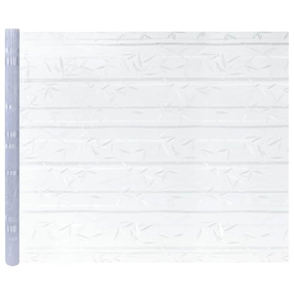 vidaXL Statisches Fensterfolie Bambus-Muster 60 x 500 cm PVC