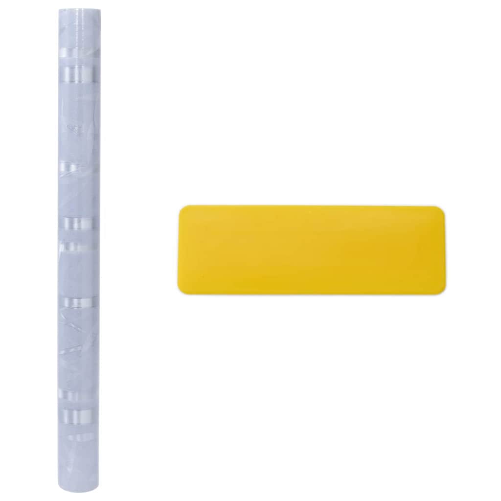 vidaXL Statisches Fensterfolie Bambus-Muster 90 x 500 cm PVC