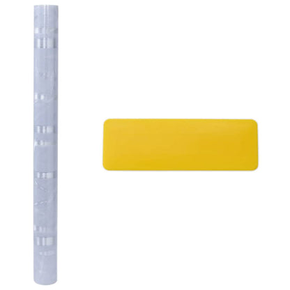 vidaXL Statisches Fensterfolie Bambus-Muster 90 x 500 cm PVC