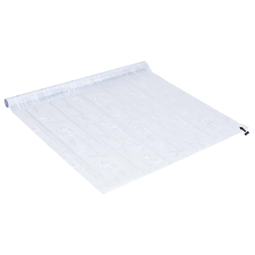 vidaXL Statisches Fensterfolie Bambus-Muster 90 x 500 cm PVC