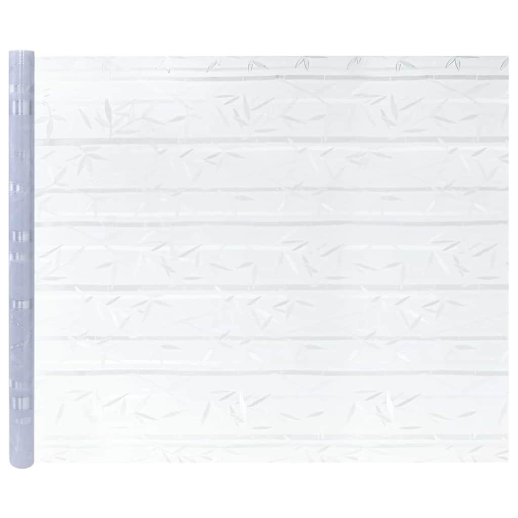 vidaXL Statisches Fensterfolie Bambus-Muster 90 x 500 cm PVC
