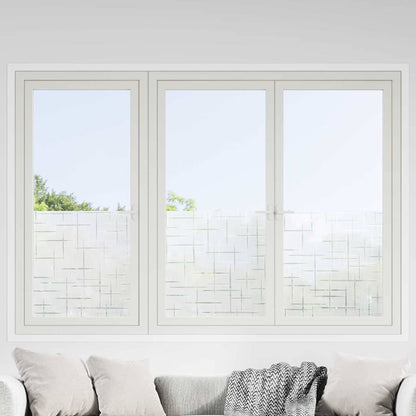 vidaXL Statisches Fensterfolie Stern-Muster 90 x 500 cm PVC