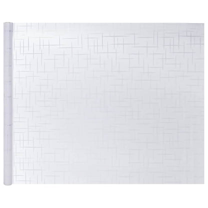 vidaXL Statisches Fensterfolie Stern-Muster 90 x 500 cm PVC
