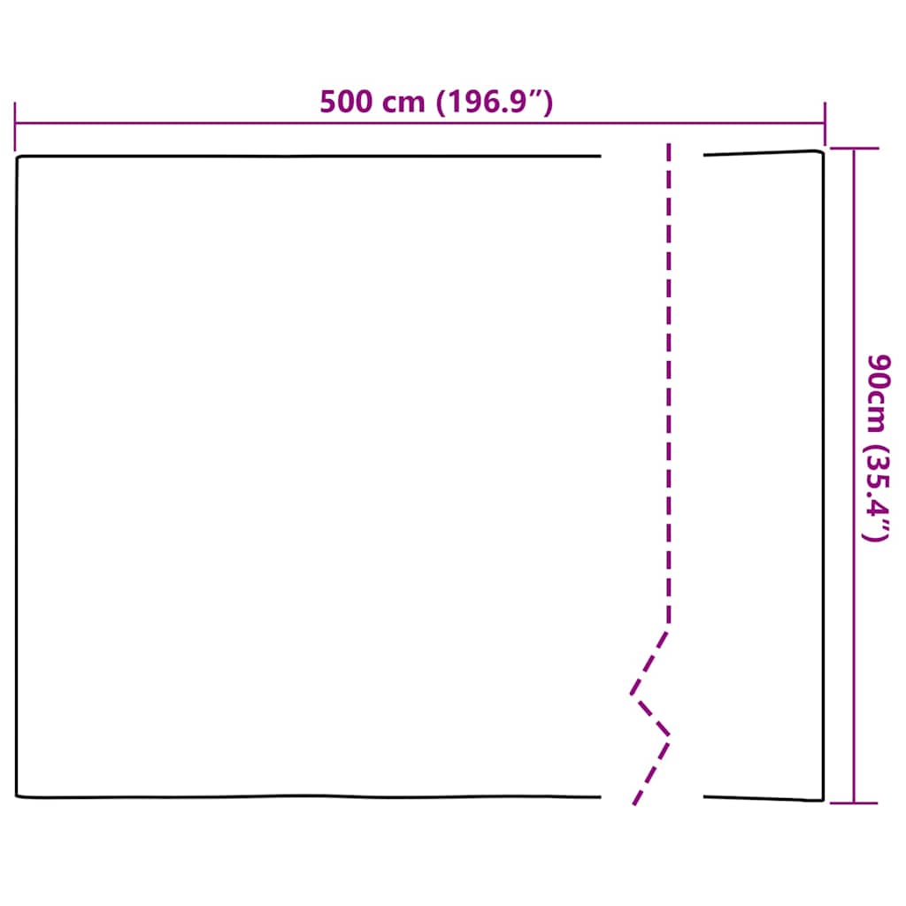 vidaXL Statisches Fensterfolie Stern-Muster 90 x 500 cm PVC