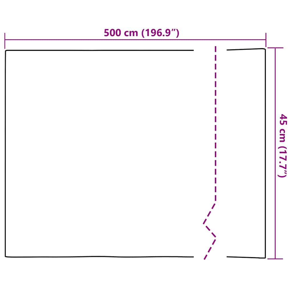 vidaXL Fensterfolie Jalousien-Muster 45 x 500 cm PVC