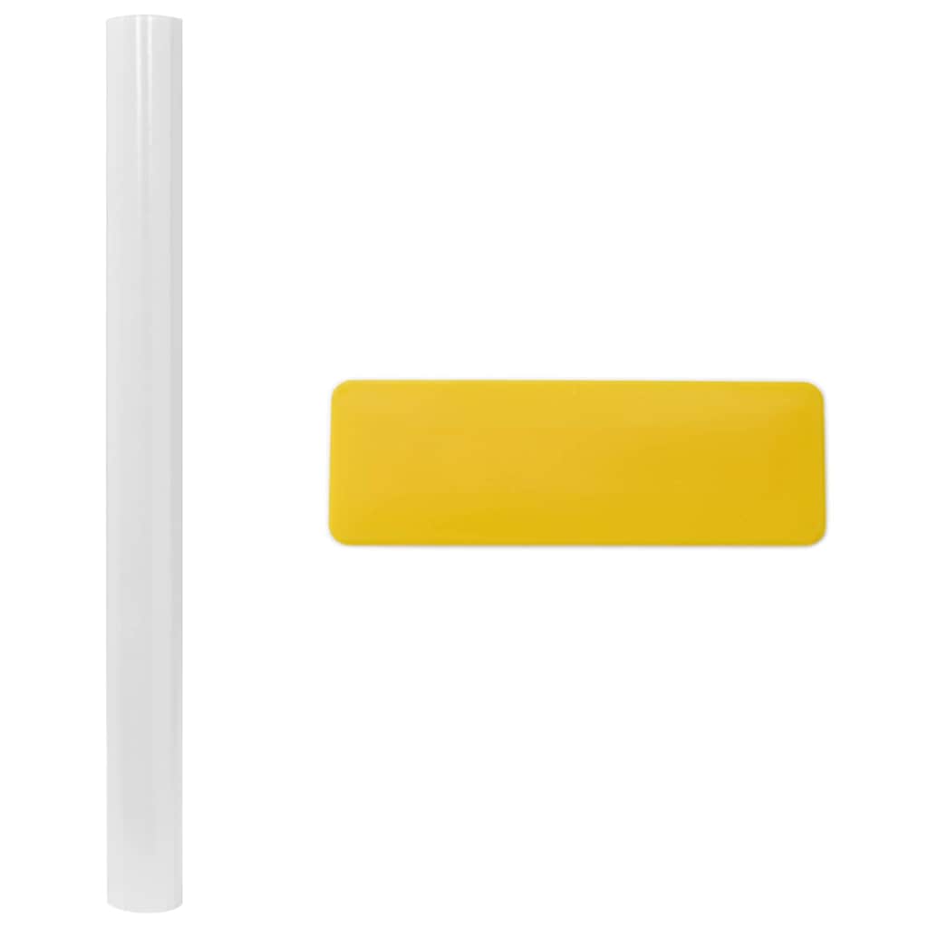 vidaXL Fensterfolie Jalousien-Muster 90 x 500 cm PVC