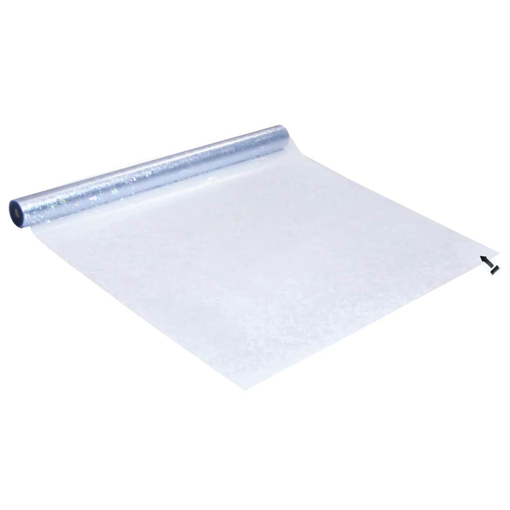 vidaXL Statisches Fensterfolie Transparent 45 x 2000 cm PVC