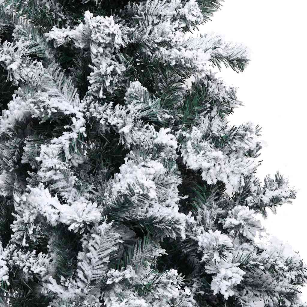 vidaXL Künstlicher vorbeleuchteter Weihnachtsbaum Grün 400 cm PVC