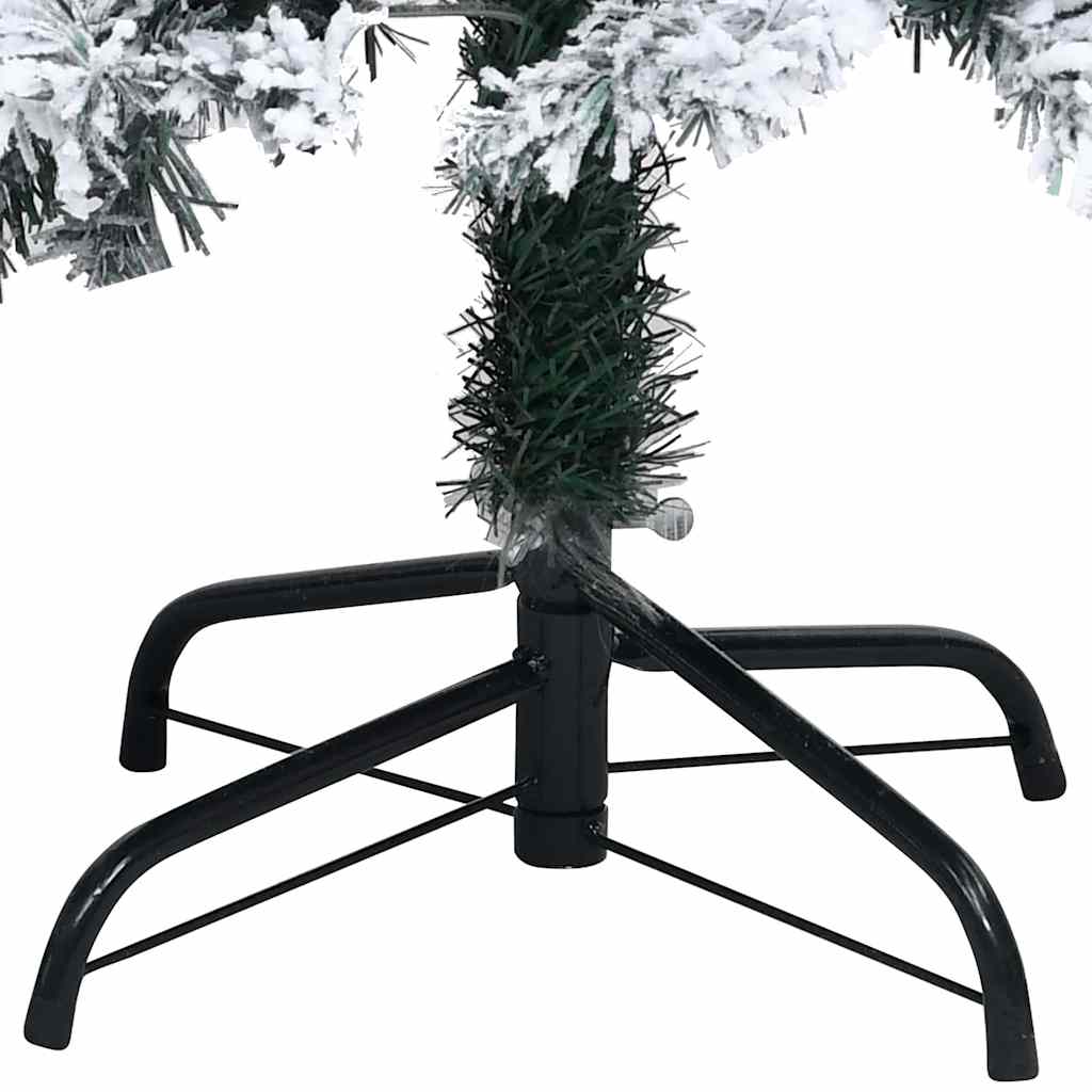 vidaXL Künstlicher vorbeleuchteter Weihnachtsbaum Grün 400 cm PVC