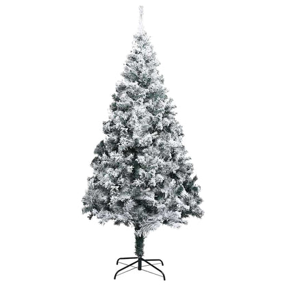 vidaXL Künstlicher vorbeleuchteter Weihnachtsbaum Grün 400 cm PVC
