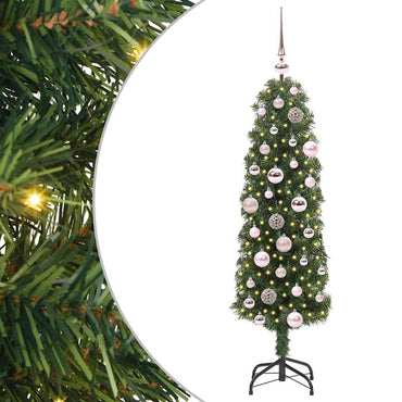 vidaXL Sapin de Noël artificiel avec 150 LED avec support Vert 120 cm