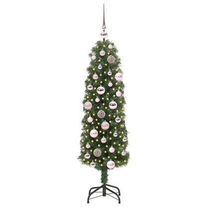 Künstlicher Weihnachtsbaum mit 150 LEDs mit Ständer Grün 120 cm