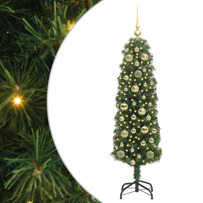 vidaXL Sapin de Noël artificiel avec 150 LED avec support Vert 120 cm