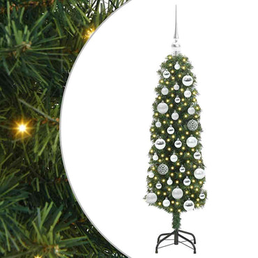 vidaXL Sapin de Noël artificiel avec 150 LED avec support Vert 120 cm