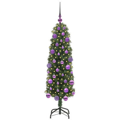 vidaXL Sapin de Noël artificiel avec 150 LED avec support Vert 120 cm