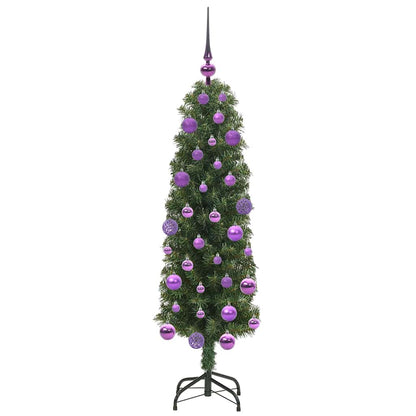 vidaXL Sapin de Noël artificiel avec 150 LED avec support Vert 120 cm
