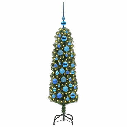 vidaXL Sapin de Noël artificiel avec 150 LED avec support Vert 120 cm