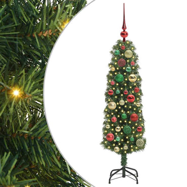 vidaXL Sapin de Noël artificiel avec 150 LED avec support Vert 120 cm