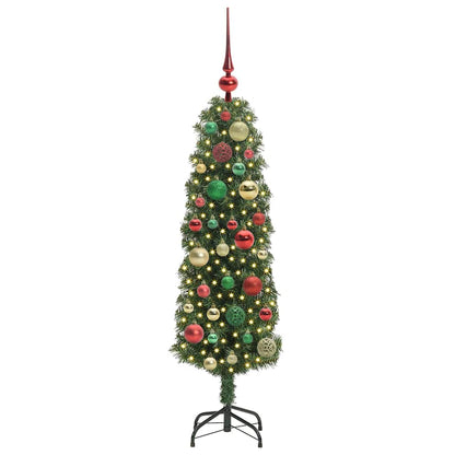 vidaXL Sapin de Noël artificiel avec 150 LED avec support Vert 120 cm