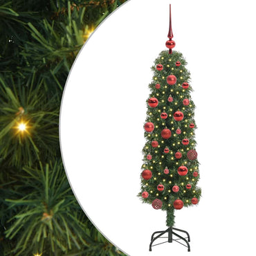 vidaXL Künstlicher Weihnachtsbaum mit 150 LEDs mit Ständer Grün 150 cm