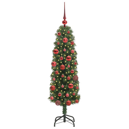 vidaXL Künstlicher Weihnachtsbaum mit 150 LEDs mit Ständer Grün 150 cm
