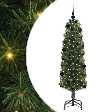vidaXL Künstlicher Weihnachtsbaum mit 150 LEDs mit Ständer Grün 150 cm