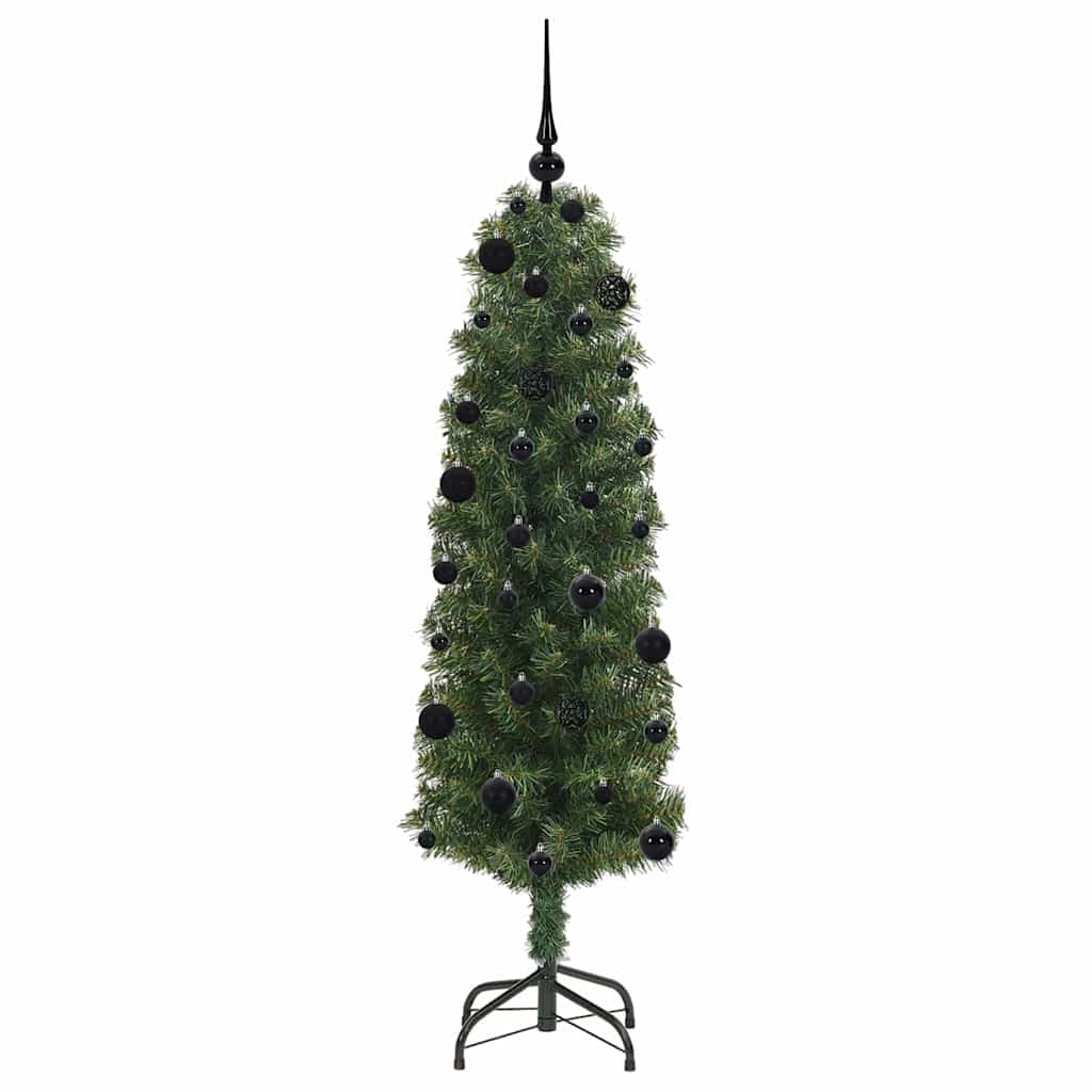 vidaXL Künstlicher Weihnachtsbaum mit 150 LEDs mit Ständer Grün 150 cm