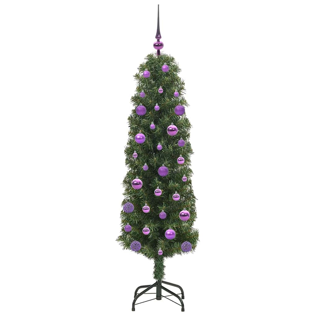 vidaXL Künstlicher Weihnachtsbaum mit 150 LEDs mit Ständer Grün 150 cm