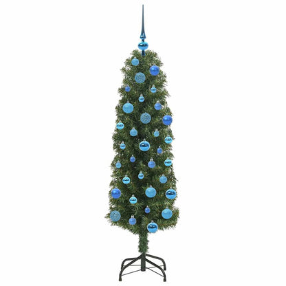 vidaXL Künstlicher Weihnachtsbaum mit 150 LEDs mit Ständer Grün 150 cm