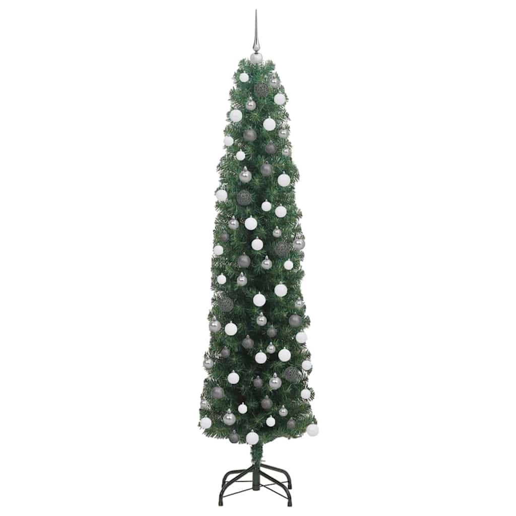 vidaXL Künstlicher Weihnachtsbaum mit 300 LEDs mit Ständer Grün 180 cm