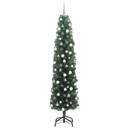 vidaXL Künstlicher Weihnachtsbaum mit 300 LEDs mit Ständer Grün 180 cm