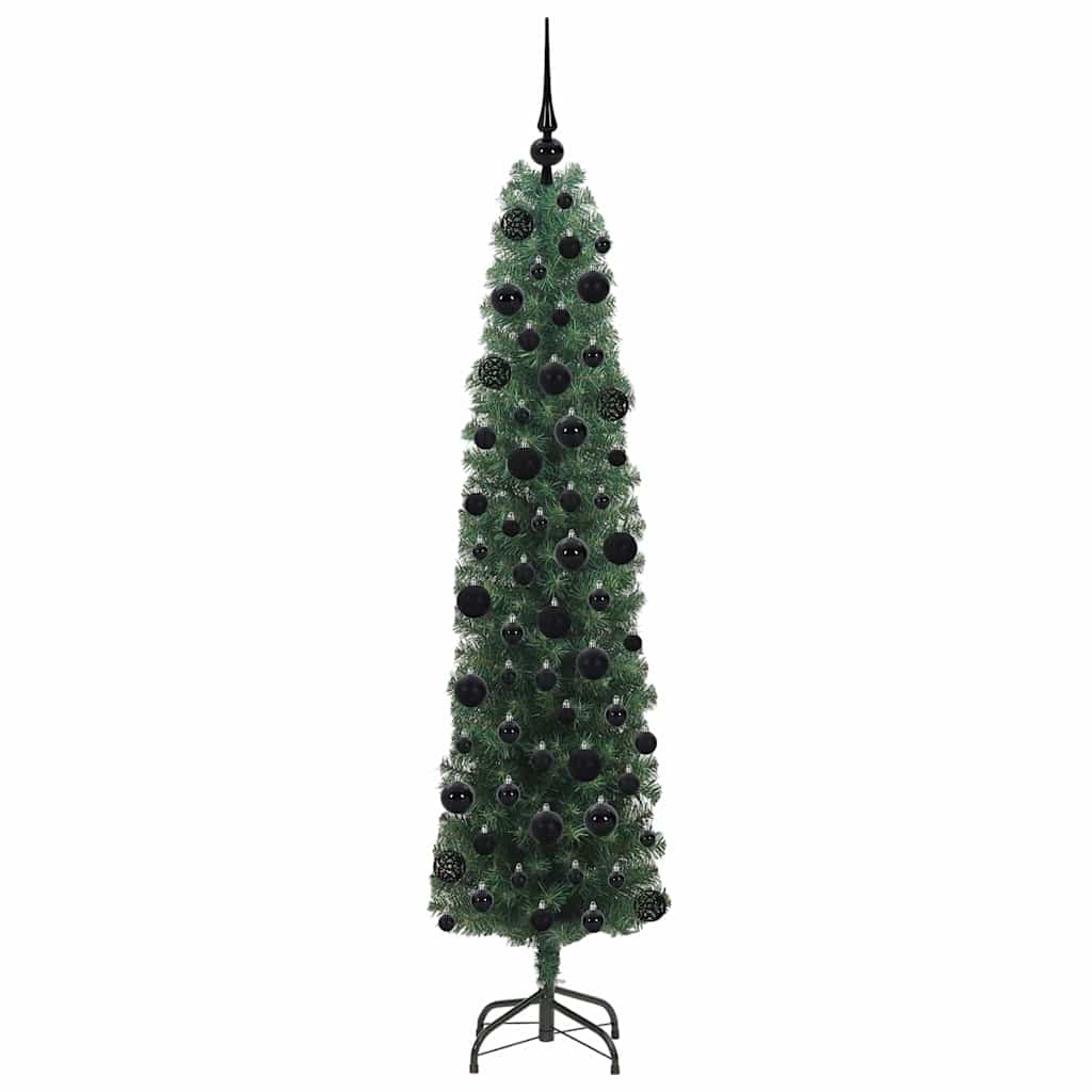vidaXL Künstlicher Weihnachtsbaum mit 300 LEDs mit Ständer Grün 180 cm